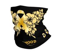 Polainas De Cuello Cinta De Superviviente De Cáncer Infantil Durable Cuello Pañuelo Viento Polvo Prueba Bandana para Motocicleta Correr Cámping
