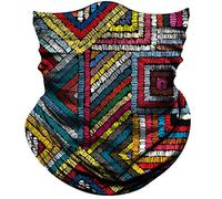 Polainas De Cuello Raya Amarillo Blancos Rosa Azul Antideslizante Calentador De Cuello Protección Solar Bufanda Facial para Cámping Ciclismo Pesca