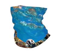Polainas de cuello Turtles marina nada Cuello Pañuelo Cámping 25x50cm | Calentador de Cuello Bufanda para Yoga bicicleta viajes