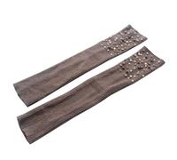 Polainas de moda para mujer ornamentadas perlas rhinestone calor invierno botas altas puntadas cubiertas de pies confort absoluto