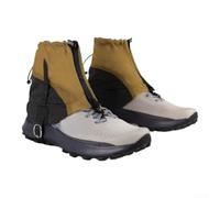 Polainas de Nieve 20D Nylon Resistentes al Agua | Protección nieve para arena, sella para contorno pierna, evita entrada barro, seco cómodo, uso exterior(Gold 19cm)