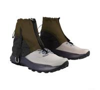 Polainas de Nieve 20D Nylon Resistentes al Agua | Protección nieve para arena, sella para contorno pierna, evita entrada barro, seco cómodo, uso exterior(Green 19cm)
