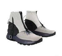 Polainas de Nieve 20D Nylon Resistentes al Agua | Protección nieve para arena, sella para contorno pierna, evita entrada barro, seco cómodo, uso exterior(Gray 19cm)