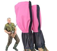 Polainas de nieve, polainas de senderismo impermeables - Polainas para las piernas de los guardias de serpiente, para las piernas con protectores para las piernas, polainas para botas ajustables para