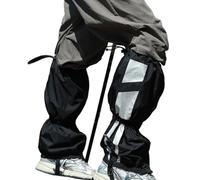 Polainas De Nieve,Reflectantes Ajustables Impermeables Suministros para Exteriores | Cubierta para Piernas de Nieve,Para Esquí Deportes Playa Viajes Senderismo Camping Piscina Noche Patio Jardín Porch