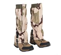 Polainas de pierna diseñadas para senderismo, hierba del desierto, selva, montaña y entornos de nieve con ajuste elástico seguro (maderas amarillas)