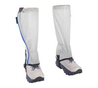 Polainas de senderismo ajustables para hombre y mujer, para nieve, lluvia | Nailon de doble silicona 20D, refuerzo Hypalon de 1 mm, resistente a desgarros, a prueba de pinchazos