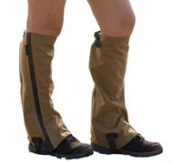 Polainas de senderismo impermeables 500D resistentes a la abrasión para hombres y mujeres, protección contra el barro y la nieve al viento, para escalada, caminar, correr, zapatos ligeros (S/M)
