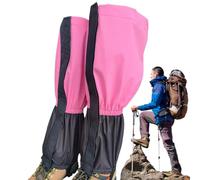 Polainas de senderismo impermeables, polainas ajustables para botas de nieve, polainas para las piernas de los guardias de serpiente, para senderismo a prueba de serpiente, polainas impermeables para