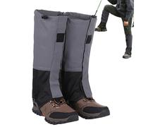 Polainas de senderismo impermeables, polainas de caza ajustables, protector para exteriores, invierno, césped, montañismo, raquetas de nieve, correr, botas de esquí para mujer