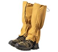 Polainas de senderismo para piernas, protección de piernas de 15.75 pulgadas al aire , polainas impermeables para nieve, poliéster resistente al viento, ganchos ajustables y para botas