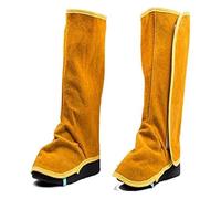 Polainas de soldadura de cuero, cubiertas for zapatos y botas de soldadura resistentes al fuego, cubiertas protectoras for pies de soldador resistentes al calor y la abrasión Aptos para hornos, chimen