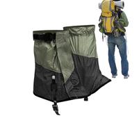 Polainas De Trekking - Protección Vértice 20D, Bandas Para Piernas De Senderismo Ligeras, Protectores Para Senderos Para Todas Las Estaciones | Soporte De Viajes Accidentados Para Colinas, Senderos