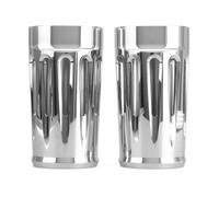 Polainas Horquilla Motocicleta Compatible con la Cubierta de Las Botas deslizantes Horquilla Harley Road King 49 mm, FLHRS, Electra Glide, FLHTCU, CVO Limited, FLHTKSE(Number 2)