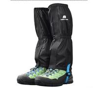 Polainas impermeables diseñadas para senderismo, escalada y exploración de invierno con adhesivo de banda elástica ajustable y cremallera trasera