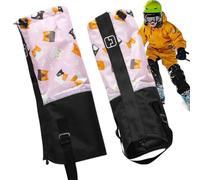 Polainas impermeables para botas para niños, a prueba de viento, prevención de arena, cubierta de nieve para niños, leggings ajustables impermeables transpirables para exteriores y fundas para zapatos