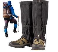 Polainas para piernas de senderismo en la nieve - Fundas protectoras ligeras ajustables, equipo duradero para exteriores | Accesorios de sendero de escalada de caza para hombres Mujeres Camping