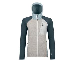 Polaire Ortovox FLEECE GP CLASSIC KNIT HOODY W (gris glaciar) Mujer