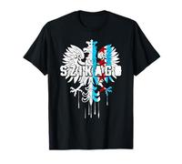 Poland Chicago Combination Szikago Po Polsku Polish Chicago Camiseta