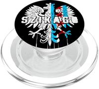 Poland Chicago Combination Szikago Po Polsku Polish Chicago PopSockets PopGrip para MagSafe