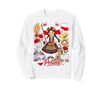 Poland Folk Costume Polska Heritage Girls Sudadera