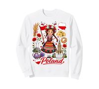 Poland Folk Costume Polska Heritage Girls Sudadera