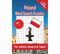 Poland Word Search Puzzle: 50+ Puzzles Word Search Easy to Read about Poland and More | 6x9 inches, 110 pages | Gift for Poland, Countries & Traveling Lover