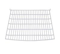 Polar AC427 - Estante de acero y PVC para frigorífico curvado CB509, 10 mm x 407 mm x 452 mm, color blanco