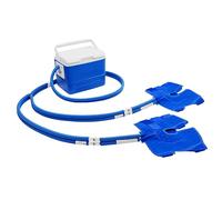 Polar Active Ice 3.0 - Máquina con sistema de hielo para terapia fría temporizador programable, 2 almohadillas compresión rodillas y articulaciones, nevera ligera 8,52 l, bomba silenciosa