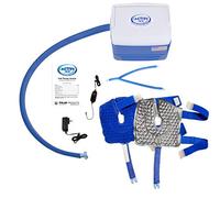 Polar Active Ice 3.0 - Máquina con sistema de hielo para terapia fría temporizador programable, 2 almohadillas compresión rodillas y articulaciones, nevera ligera 8,52 l, bomba silenciosa