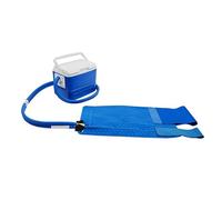 Polar Active Ice Hip - Sistema de máquina de hielo para terapia de frío con almohadilla de compresión de terapia de 12.5 x 22.5 pulgadas, temporizador programable, 9 cuartos de galón. Enfriador, bomba silenciosa, tratamiento fuerte para aliviar el dolor de crioterapia