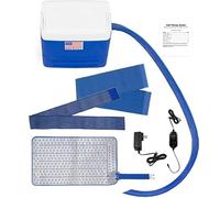 Polar Active Ice Hip - Sistema de máquina de hielo para terapia de frío con almohadilla de compresión de terapia de 12.5 x 22.5 pulgadas, temporizador programable, 9 cuartos de galón. Enfriador, bomba silenciosa, tratamiento fuerte para aliviar el dolor de crioterapia