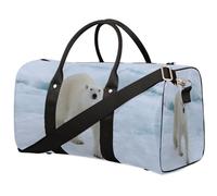 Polar Bear Arctic - Bolsa de viaje para mujeres, hombres, niños, niñas, niños, 22.7 L, bolsa de fin de semana, bolsa de hombro, bolsa de equipaje para deportes, gimnasio, viajes, color, 22.7 L,