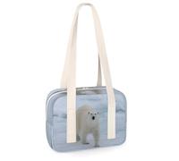Polar Bear Arctic - Pequeñas bolsas de lona deportivas con diseño de oso, bolsa de gimnasio, ligera, casual, bolsa organizadora de deportes para niños, niñas, niños, mujeres y hombres