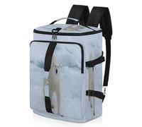 Polar Bear Arctic Sport - Mochila de lona para hombres y mujeres, bolsa de fin de semana con compartimento para zapatos, bolsa de noche de 47.5 L para deportes, gimnasio, viajes, color, 47.5L,