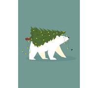 Polar Bear Christmas Notebook