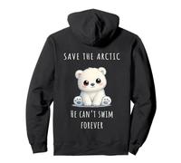 Polar Bear Climate Crisis Awareness Sudadera con Capucha