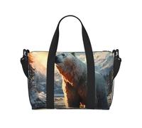 Polar Bear in Winter - Bolsa de viaje impermeable para gimnasio, deportes, vacaciones