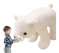 Polar Bear Plush, Light-Up Stuffed Toy, Soft LED Pillow Doll, Colorful Glowing Hug Pillow, Cute Cuddly Animal Cushion, for Boys, Girls, Bedroom, Home, Decoration, Night Light, Bed, Playroom, Nursery