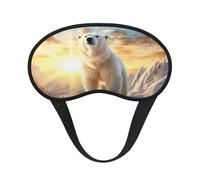 Polar Bear Under The Sunshine - Máscara de ojos definitiva para dormir, máscara de ojos suave y cómoda, relajante con cero presión para los ojos vendados.