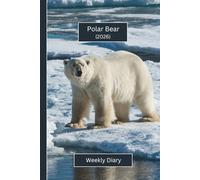 Polar Bear Weekly Diary 2026 (Hardcover): A gorgeous Week View Planner (spread across 2 pages). It's an ideally sized (6"x9") animal themed journal in ... pages. Great gift for friends and family.