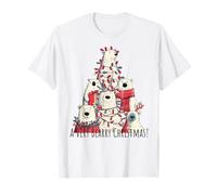 Polar Bears Loves Xmas Un árbol de Oso de Navidad Muy Bearry Camiseta