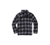 Brandit Teddyfleece Jersey, negro-gris, tamaño XL para Hombres