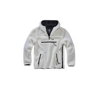 Brandit Teddyfleece Worker Pullover, Color: white, Size: L