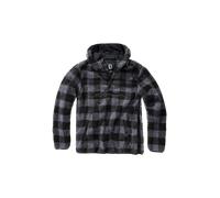 Brandit Teddyfleece Worker Jersey, negro-gris, tamaño S