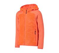 CMP Highloft - Chaqueta híbrida de forro polar con capucha fija para niña híbrida de forro polar Highloft con capucha fija unisex - Niños y adolescentes