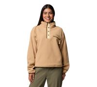 Columbia - Marcas - Helvetia II Cropped Half Snap Fleece Canoe para Mujer - Talla L - Marrón Marrón L