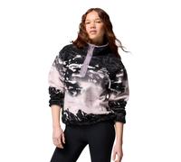 Columbia - Marcas - Helvetia II Printed Cropped Half Snap Tobacco Sisters Dark Stone para Mujer - Talla L - Marrón Marrón L
