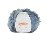 Polar es un hilado de pelo muy suave y esponjoso en colores del 80 al 87. Para tejer con agujas del 7 - 8 o ganchillo del 6 - 8. (Tejano Negro (104))