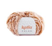 Polar es un hilado de pelo muy suave y esponjoso en colores del 80 al 87. Para tejer con agujas del 7 - 8 o ganchillo del 6 - 8. (Camel Blanco (102))